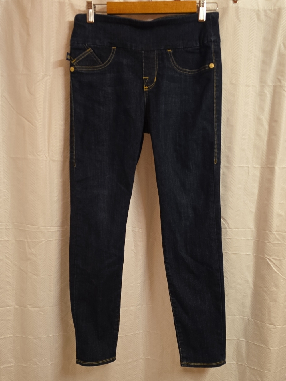 Rock & Republic Jeans Women's Size 10 Dark Blue Fever Denim Jeggings Midrise